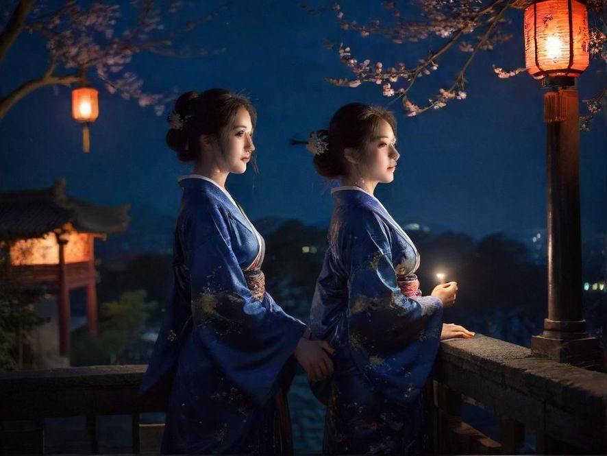 都市夜场门口夜色氛围