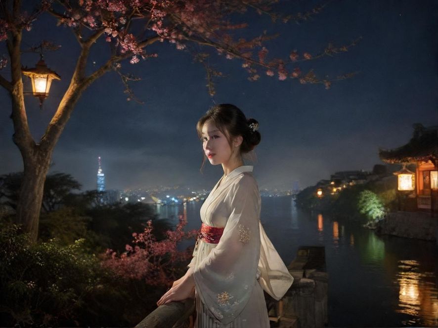 广佛绚丽夜景