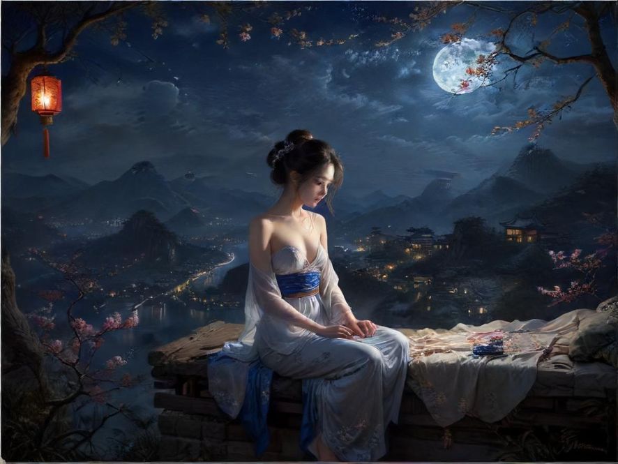 手机屏幕上的信息流 俯视视角 概念插画 夜场霓虹背景
