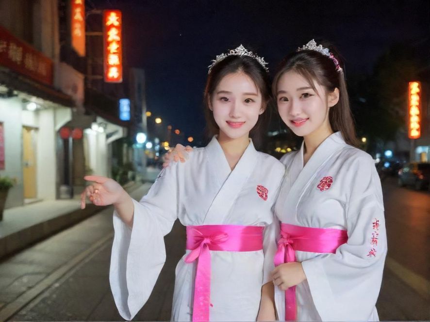夜场会所夜景展示