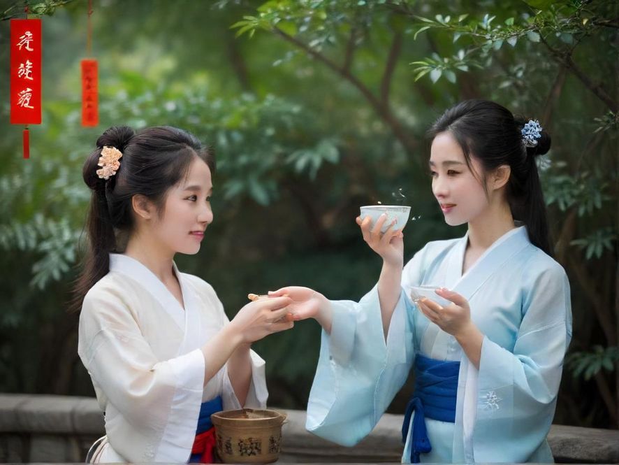 广州隐藏茶社一角，暖色灯光下的舒适氛围