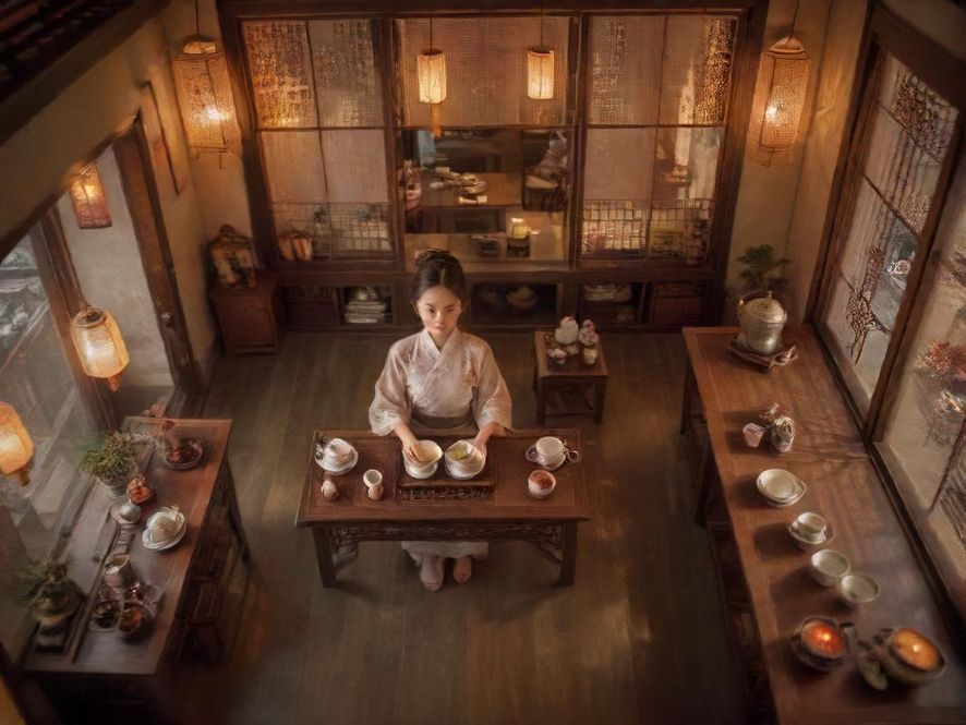 广佛约茶室环境
