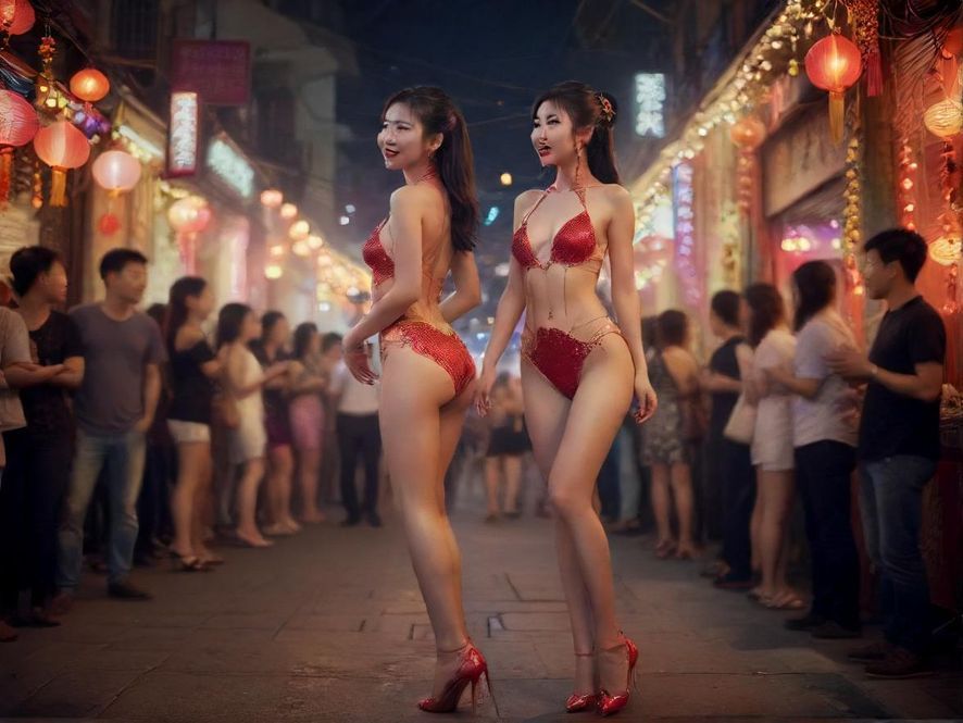 广佛街夜场的热闹聚会