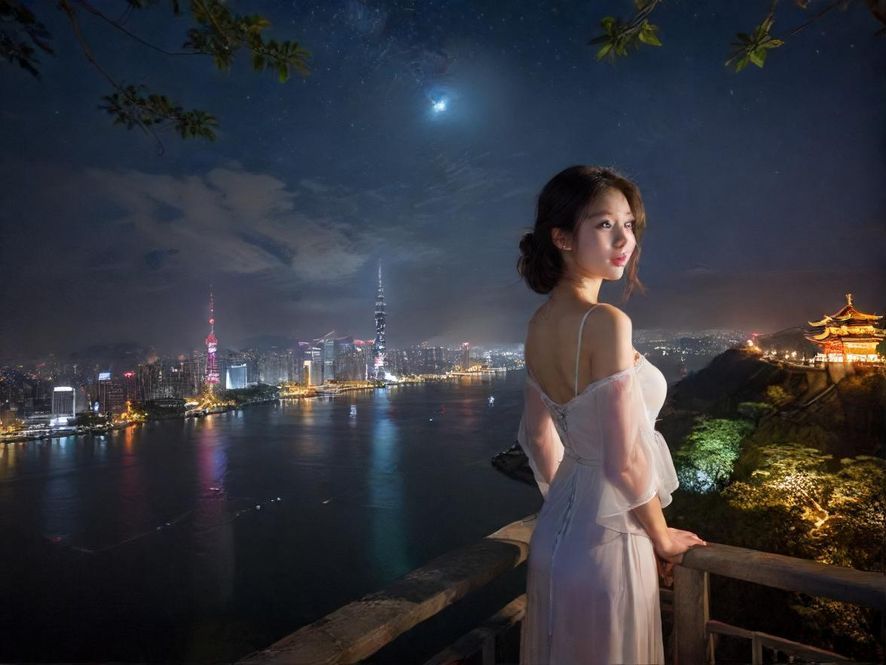 广州夜场桑拿会所夜景图