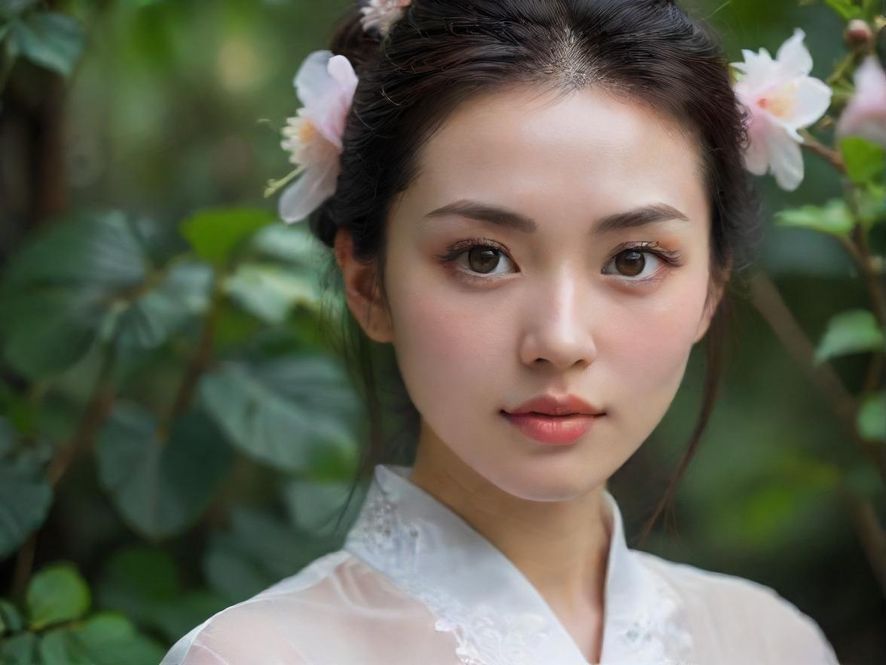 一位女士在温馨环境中享受足浴，脚部特写，面带放松的微笑。