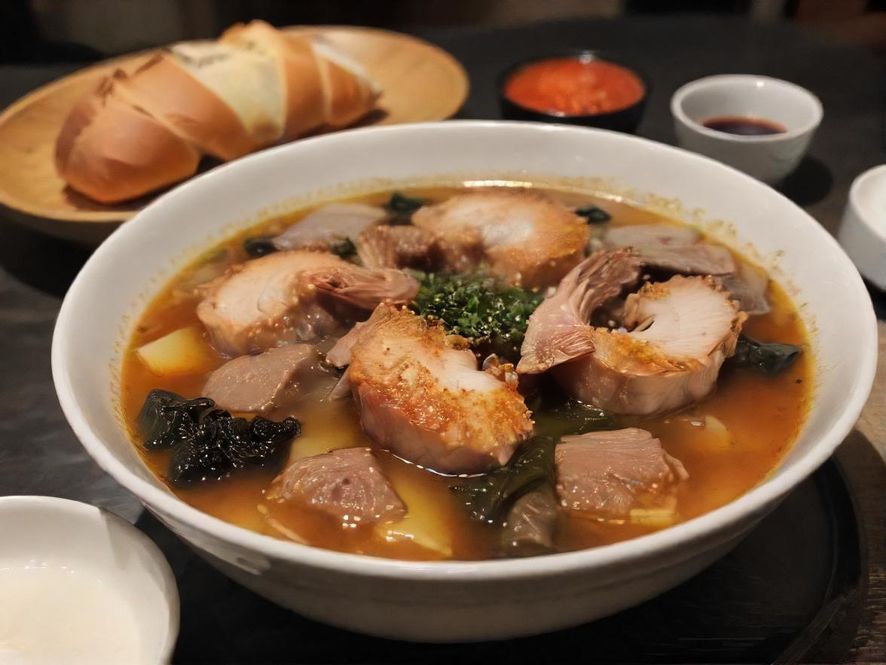 东莞夜市美食街景，人潮涌动，灯火辉煌，充满人间烟火气