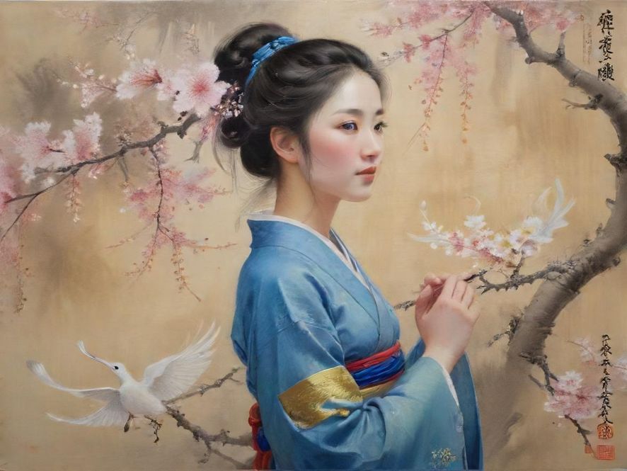 一位女性在静谧舒适的空间中放松享受，背景是柔和的灯光和雅致的装饰。