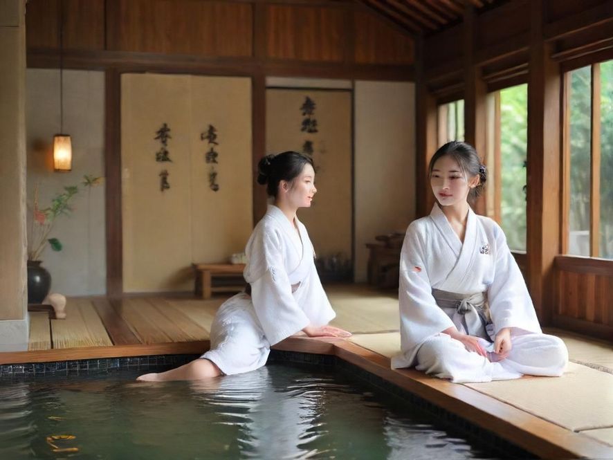 一位都市女性在高端会所享受私密SPA，光线柔和，环境奢华舒适，展现极致放松的瞬间。