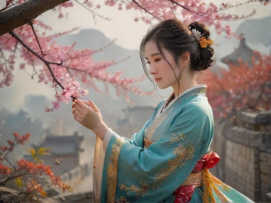 一位成熟女性面带温暖的微笑特写,背景是柔和暖色调的咖啡馆,营造出亲切舒适的氛围。